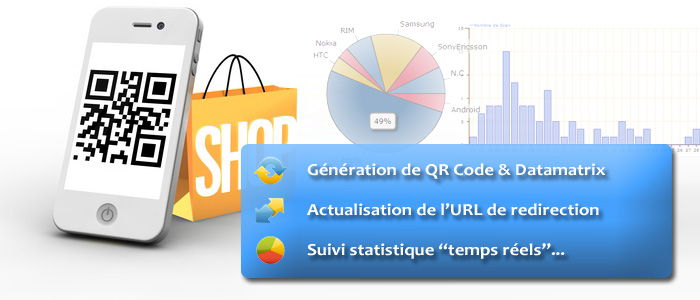 Générer Flash code, QR Code, Datamatrix, Code 2D